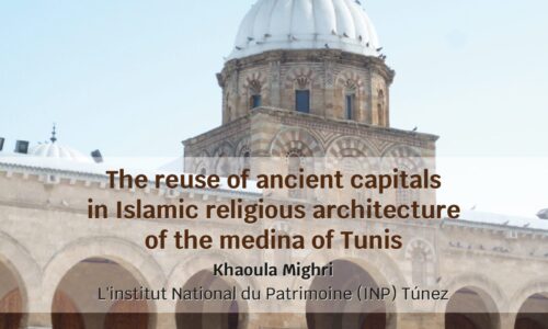 Seminario: «The reuse of ancient capitals in Islamic religious architecture of the medina of Tunis»